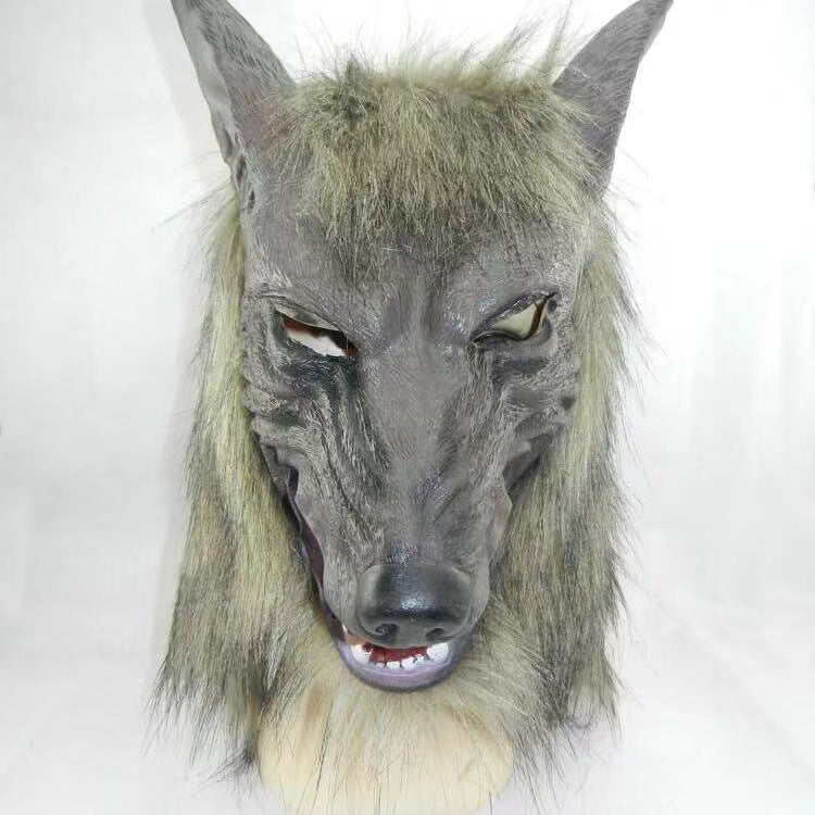 Halloween wolf suit mask wolf head gloves