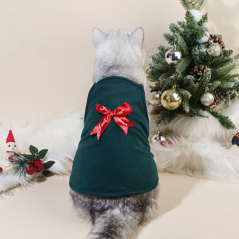 Halloween Christmas Pet Dog Dress Wizard Skirt Bat Costume