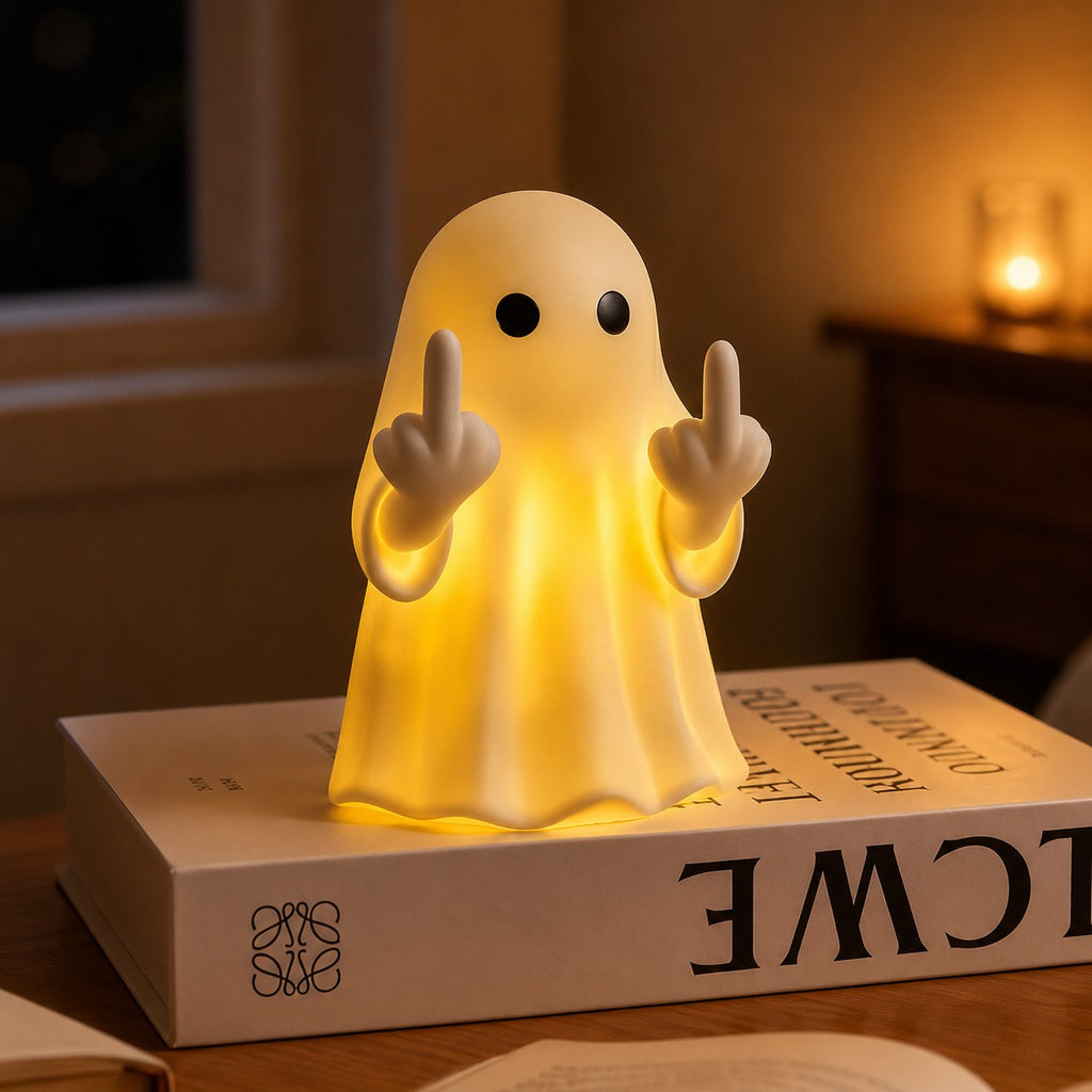 Halloween Ghost Night Light Cute Ghost Reading Desk Lamp