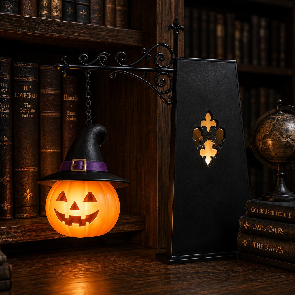Library Bookshelf Lighting Lantern Iron Crafts