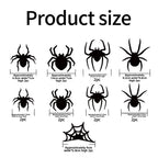 Halloween 3D Spider Bat LED Flashing Wall Stickers Decoration