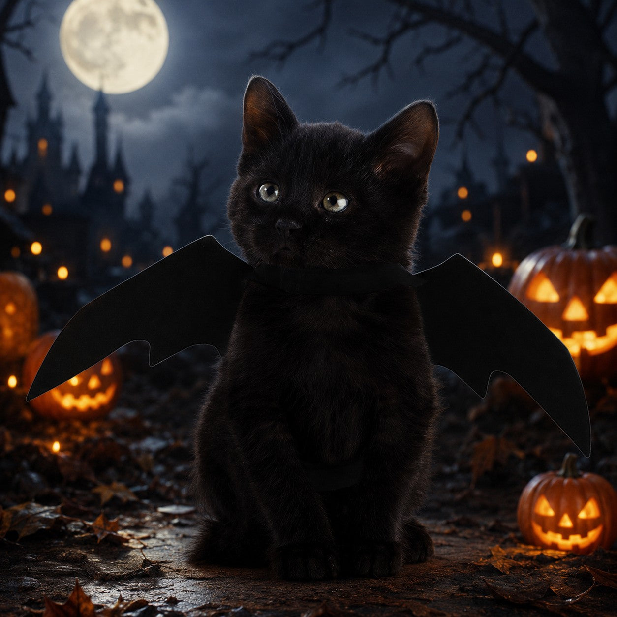 Halloween Pet Bat Wings Cat Dog Decoration Supplies