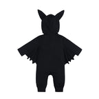 Infant Halloween Bat Romper Long Sleeve Baby Jumpsuit