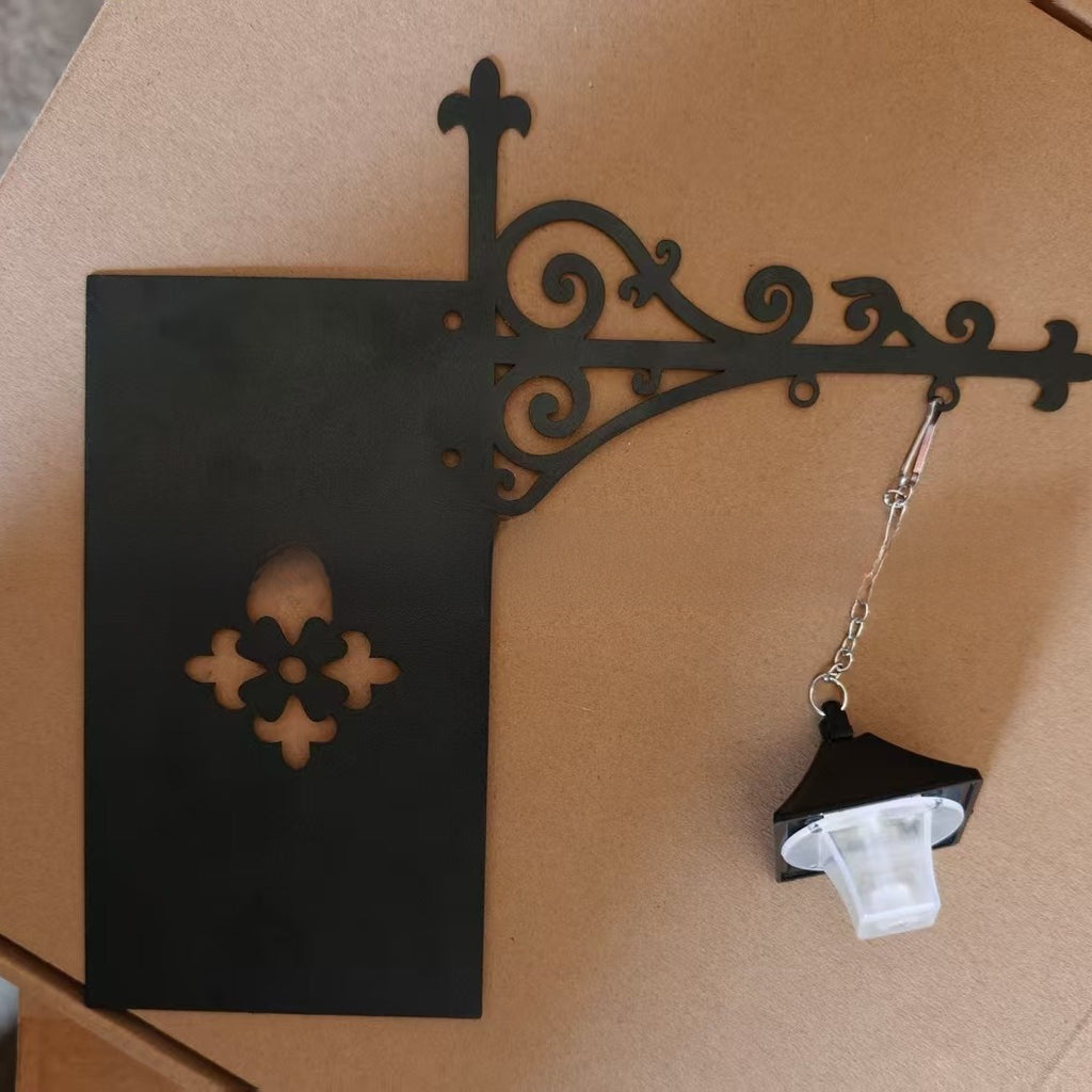 Ghost Bookshelf Lantern Decorative Iron Light