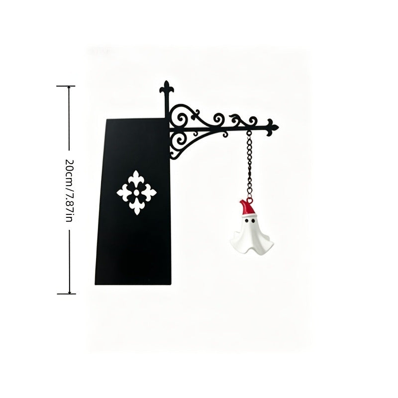 Ghost Bookshelf Decorative Lantern