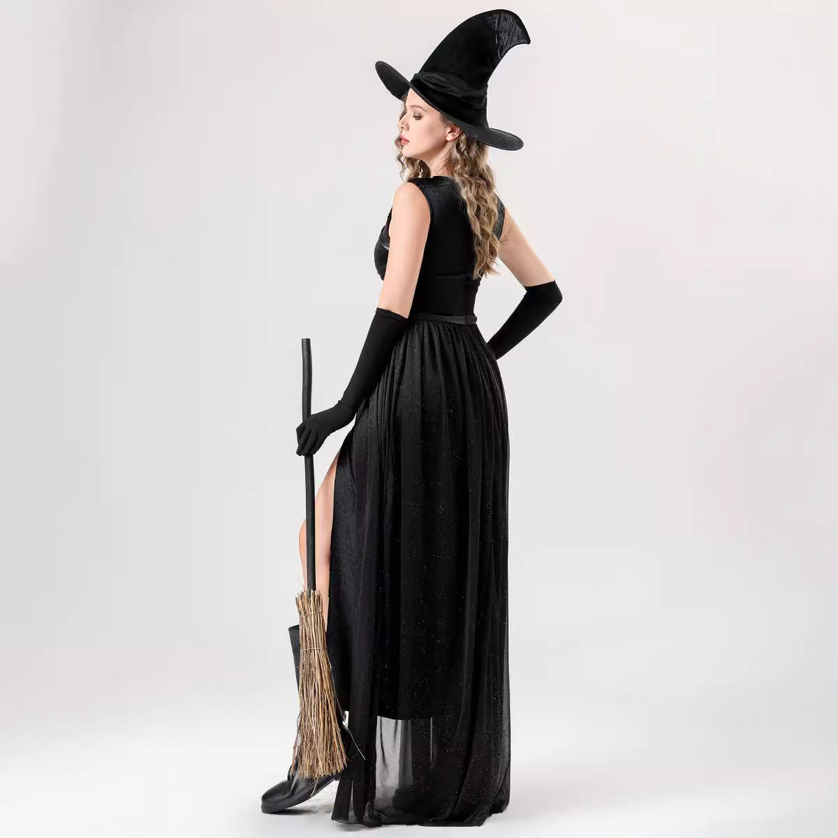 Halloween Costume Dress with Hat and Gloves