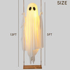 Large Glowing Halloween Skeleton Ghost Hanging Decoration