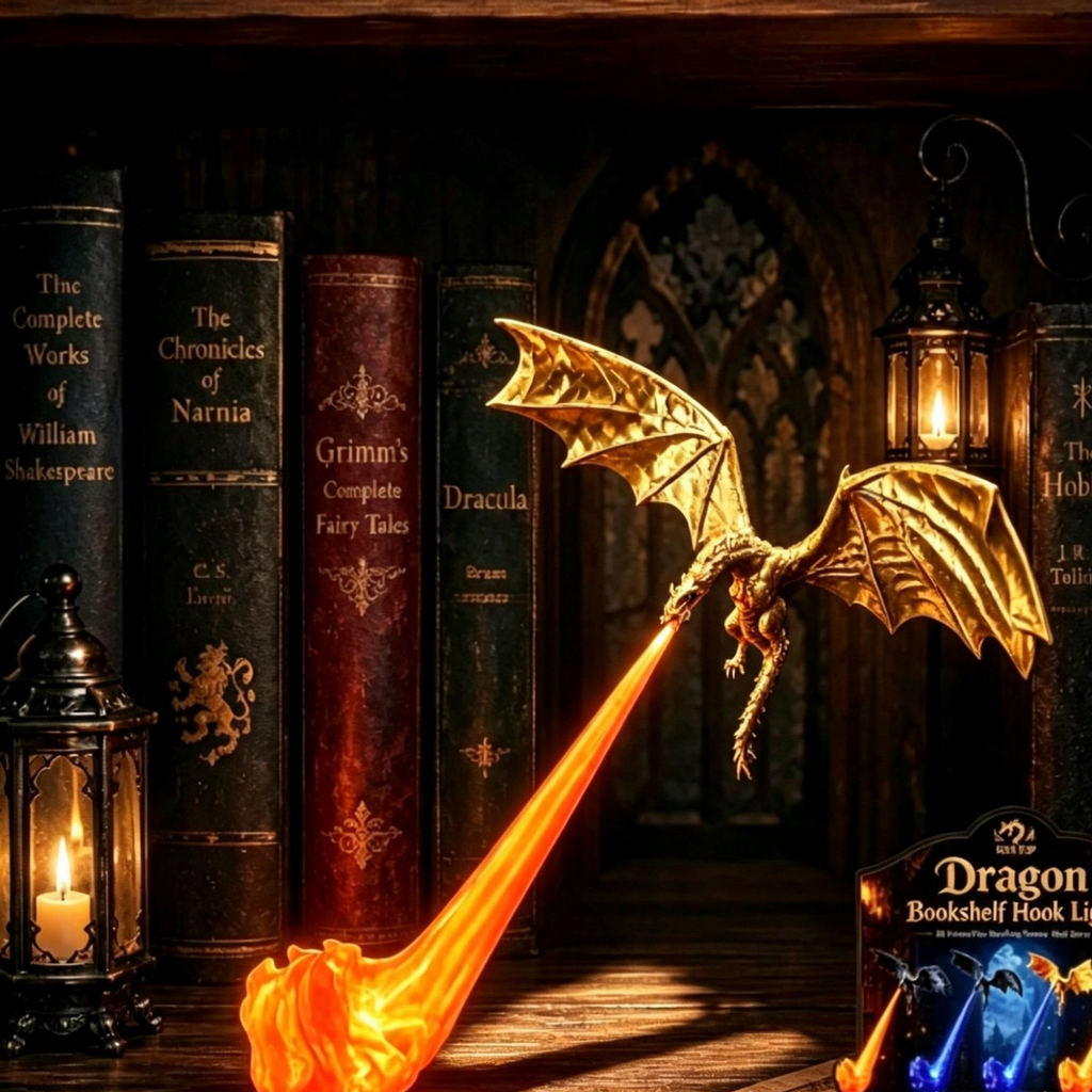 Dragon Bookshelf Nook Light