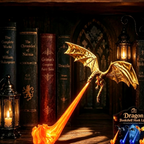 Dragon Bookshelf Nook Light