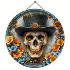 Halloween Stand Wooden Craft House Number Hanging Decoration