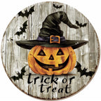 Halloween Stand Wooden Craft House Number Hanging Decoration