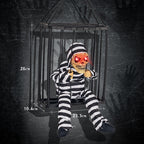 Halloween hanging Ghost toy prisoner cage ghost