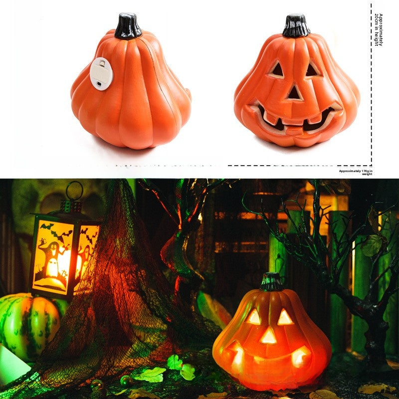 LED Halloween Pumpkin Lantern with Multiple Designs