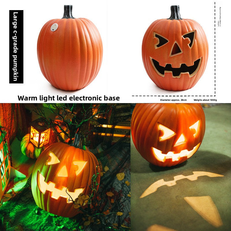 LED Halloween Pumpkin Lantern with Multiple Designs