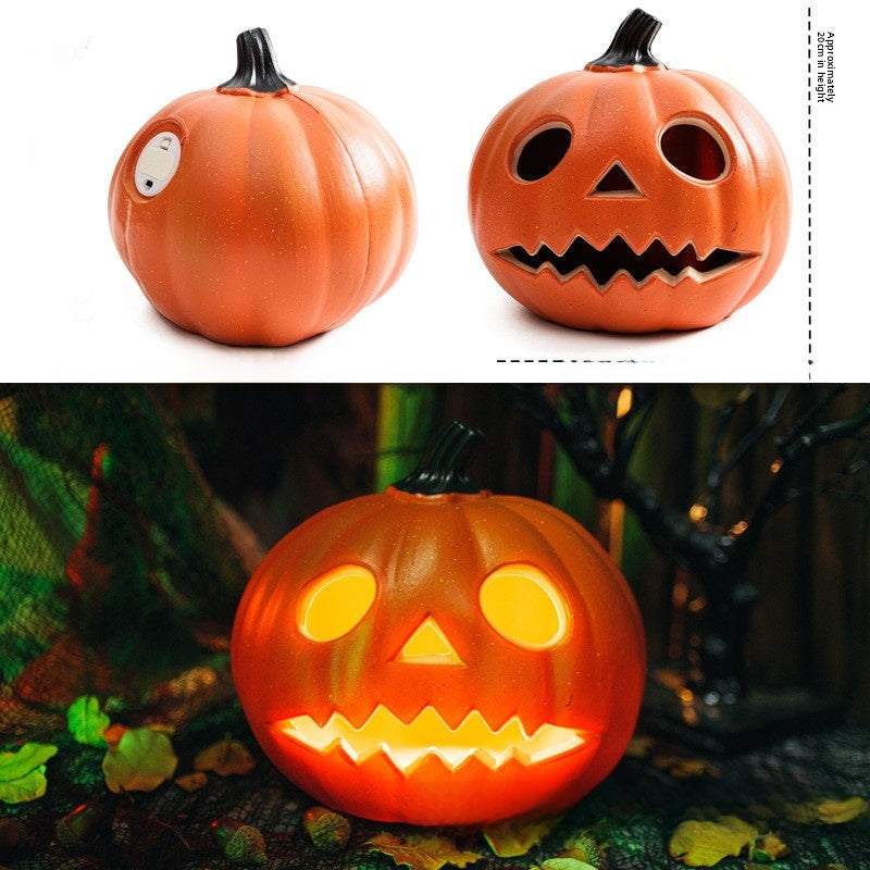 LED Halloween Pumpkin Lantern with Multiple Designs