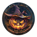 Halloween Stand Wooden Craft House Number Hanging Decoration