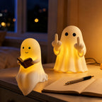 Halloween Ghost Night Light Cute Ghost Reading Desk Lamp