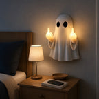Halloween Ghost Middle Finger Glow Night Light